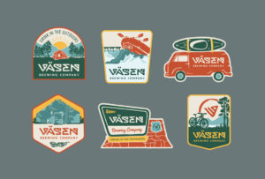 Vasen Brewing Co. Outdoor Stickers