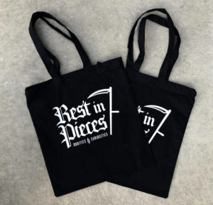 Rest in Pieces Tote Bags