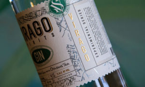 Virago Spirits Gin Label